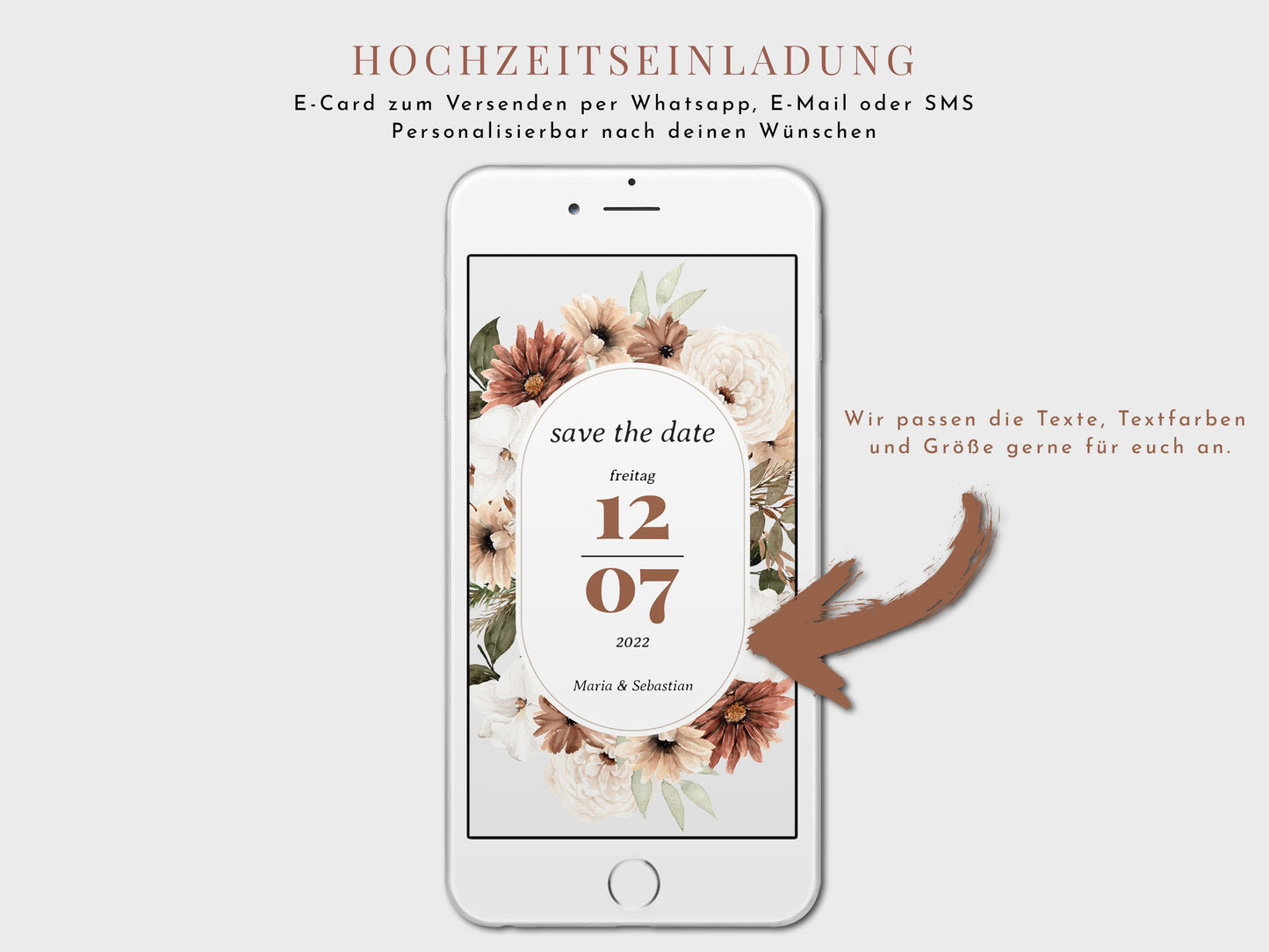 Save the Date Einladung BOHO